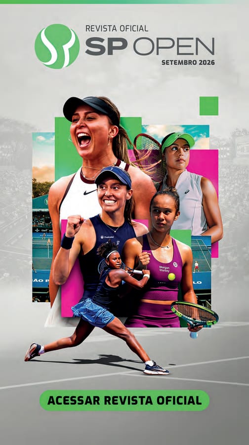 Capa da revista oficial SP Open 2026