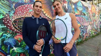 Bia Haddad Maia e Ajla Tomljanovic visitam o Beco do Batman