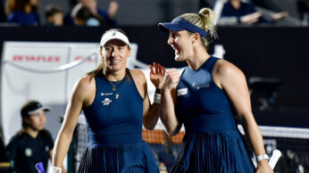 Luisa Stefani e Gaby Dabrowski salvam match point e vão à final de duplas do SP Open