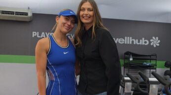 Maria Sharapova visita SP Open e encontra Paula Badosa, Bia Haddad e Gabi